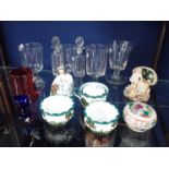 A COLLECTION OF VICTORIAN GLASSWARE