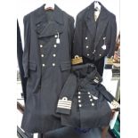 A ROYAL NAVAL GREAT COAT