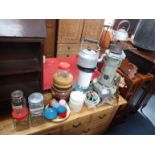 A COLLECTION OF VINTAGE HEATERS AND KITCHENALIA