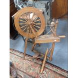 A SPINNING WHEEL