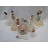 A COLLECTION OF BOTTLES AND JARS