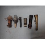 A COLLECTION OF WHISTLES /CALLS