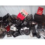 A COLLECTION OF CAMERAS