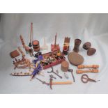 A COLLECTION OF 'PENNY TOYS', MINIATURE ITEMS