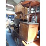 AN OAK DESK IN JACOBEAN TASTE