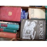 FOUR BOXES OF DORSET BOOKS