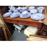 A VICTORIAN MAHOGANY SIDE TABLE