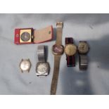 A COLLECTION OF GENTS' WRISTWATCHES