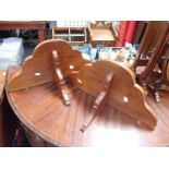 A SET OF FOUR MAHOGANY DINING CHAIRS