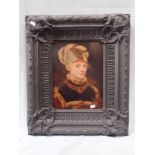 AFTER MEMLING WITH RARE PRESSED TIN FRAME