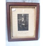 HARDY/BARNES: A FRAMED PHOTOGRAVURE OF WILLIAM BARNES
