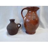 EARLY EARTHENWARE JUG