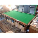 A METAMORPHIC BILLIARDS/DINING TABLE