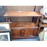 A VICTORIAN MAHOGANY BUFFET