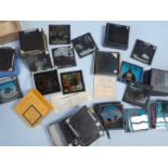 A COLLECTION OF COLOURED MAGIC LANTERN SLIDES