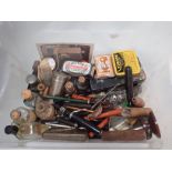 A BOX OF SMALL COLLECTIBLES