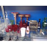 A COLLECTION OF VICTORIAN GLASS