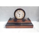 A VICTORIAN MANTEL CLOCK