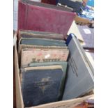 COLLECTION OF POSTCARD AND CIGARETTE CARD ALBUMS