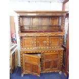 A 17TH CENTURY STYLE COURT CUPBOARD