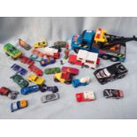 A SMALL QUANTITY OF MATCHBOX AND OTHER TOY VEHICLES
