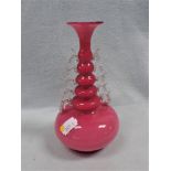 A VENETIAN GLASS VASE