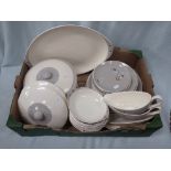 A ROYAL DOULTON 'FROST PINE' PART DINNER SERVICE