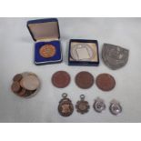 A COLLECTION OF 19TH CENTURY AND LATER PRIZE MEDALS