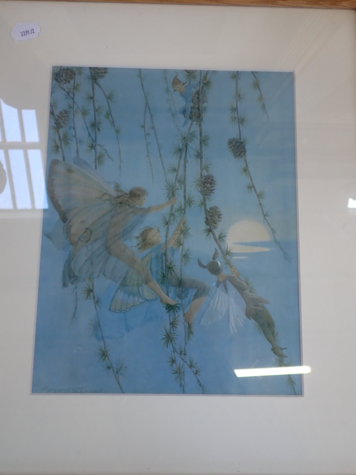 A MARGARET TARRANT PRINT OF FAIRIES - Bild 2 aus 2