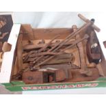 A COLLECTION OF ANTIQUE WOODWORKING TOOLS