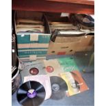 A QUANTITY OF 78 RPM GRAMOPHONE RECORDS