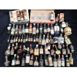 A COLLECTION OF ALCOHOLIC MINIATURES