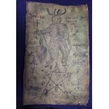 A 'GRIMOIRE' IMAGE OF LUCIFER IN CHAINS