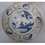 AN 18TH CENTURY DELFTWARE CHARGER