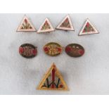 A COLLECTION OF WOMEN'S INSTITUTE ENAMEL BADGES