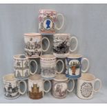 A COLLECTION OF WEDGWOOD MUGS