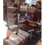 AN EDWARDIAN CHILDS HIGH CHAIR