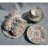 A MINTONS 'HADDON HALL' TEASET, FOR SIX