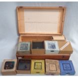 A BOX OF MAGIC LANTERN SLIDES