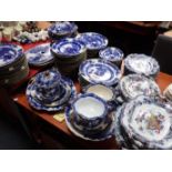 A VICTORIAN IRONSTONE DINNER SERVICE