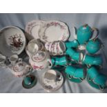 A WEDGWOOD 'DEVON SPRAYS' PART TEASET