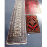 A SMALL TURKOMAN STYLE RUG