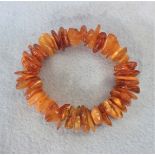 A BALTIC AMBER BRACELET