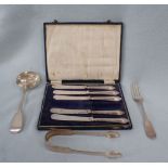 A COLLECTION OF SILVER CUTLERY