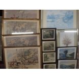 A SERIES OF FOUR HUNTING PRINTS AFTER H. ATKIN