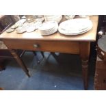 A 19TH CENTURY MAHOGANY SIDE TABLE