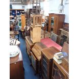 AN EDWARDIAN MAHOGANY MUSIC CABINET