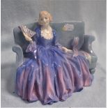 A ROYAL DOULTON FIGURE 'SWEET AND TWENTY'