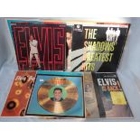 A COLLECTION OF ELVIS RECORDS
