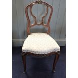 A 19TH CENTURY FRENCH SALON CHAIR